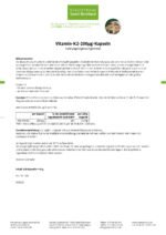 ⁦كبسولات فيتامين K2-200 ميكروغرام.Vitamin-K2-200 µg-Kapseln⁩ - الصورة ⁦2⁩