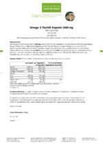 ⁦220 كبسولة أوميغا 3 زيت السمك كبسولات 1000 مجم. Kräuterhaus Omega 3.⁩ - الصورة ⁦3⁩