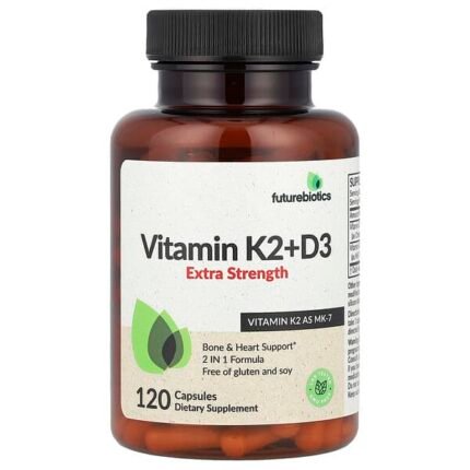 فيوتشربيوتيكس، فيتامين ك2 + د3، 120 كبسولة.Vitamin K2 + D3