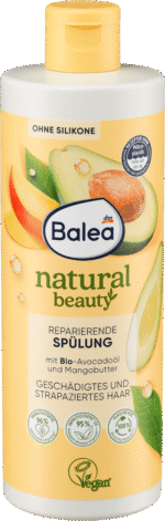 بلسم زيت الأفوكادو وزبدة المانجو ناتشورال بيوتي، 350 مل.balea spülung