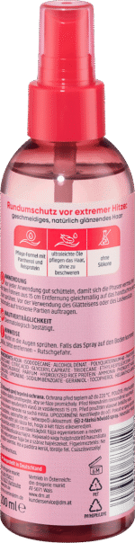 ⁦رذاذ الحماية من الحرارة على مرحلتين، 200مل. Hitzenschutzspray dm⁩ - الصورة ⁦2⁩