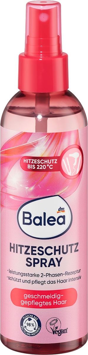 رذاذ الحماية من الحرارة على مرحلتين، 200مل. Hitzenschutzspray dm