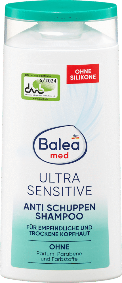 شامبو مضاد للقشرة شديد الحساسية ، 250 مل.Balea med Shampoo Anti-Schuppen ultra sensitive
