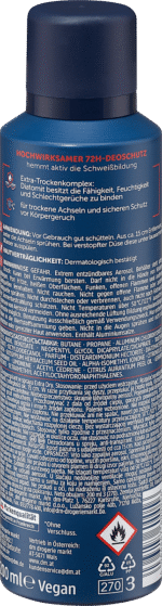 ⁦مزيل التعرق إكسترا دراي، 200 مل. Antitranspirant Deospray Extra Dry⁩ - الصورة ⁦2⁩