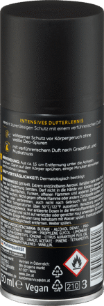 ⁦مزيل العرق للجسم بخاخ جولدن إنتنس، 150 مل. Deo Bodyspray Golden Intense⁩ - الصورة ⁦2⁩