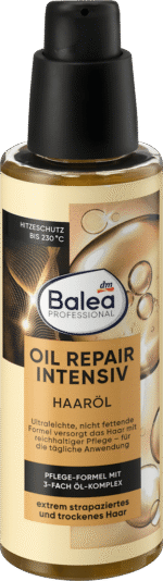 زيت الشعر المكثف لإصلاح الزيوت، 100 مل.Balea PROFESSIONAL Haaröl Oil Repair Intensiv