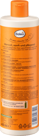⁦شامبو تجعيد الشعر الطبيعي للجمال ، 400 مل.Balea Shampoo⁩ - الصورة ⁦3⁩