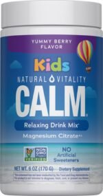 مسحوق سترات المغنيسيوم للأطفال (توت لذيذ)، زجاجة 6 أونصة (170 جم)Calm Pulver. Magnesium Citrate Kids