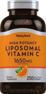 مركب فيتامين سي الشحمي ، 1650 مجم (لكل وجبة) ، 250 كبسولة .Liposomales Vitamin C Komplex, 1650 mg