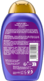 ⁦شامبو سميك وممتلئ ، بيوتين وكولاجين ، OGX Shampoo thick & full, Biotin & Collagen⁩ - الصورة ⁦2⁩