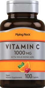 فيتامين سي 1000 مجم مع الوركين الوردية، 100 قرص. 1000 Vitamin c
