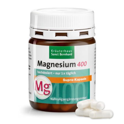 كبسولات المغنيسيوم-400-سوبرا. Magnesium 400, 60 Kapseln