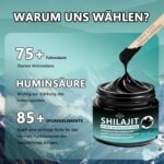 ⁦شيلّاچيت بريميوم - 85٪ حمض الفولفيك والمعادن الطبيعية، شيلّاچيت أصلي من الهيمالايا بتركيز عالٍ، جودة ذهبية 100٪، نباتي، خالٍ من الإضافات، 30 جرام.Shilajit⁩ - الصورة ⁦5⁩