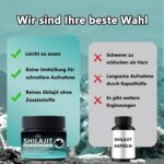 ⁦شيلّاچيت بريميوم - 85٪ حمض الفولفيك والمعادن الطبيعية، شيلّاچيت أصلي من الهيمالايا بتركيز عالٍ، جودة ذهبية 100٪، نباتي، خالٍ من الإضافات، 30 جرام.Shilajit⁩ - الصورة ⁦3⁩