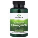 اشواغاندا® كاملة الطيف، اشواغاندا، 100 كبسولة نباتية . Ashwagandha, 100 vegane Kapseln