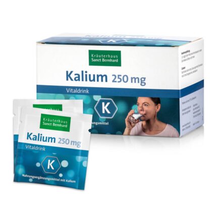 مشروب البوتاسيوم الحيوي. 30 كيسًا بوزن 2.6 جرام  Potassium/ Kalium von Kräuterhaus