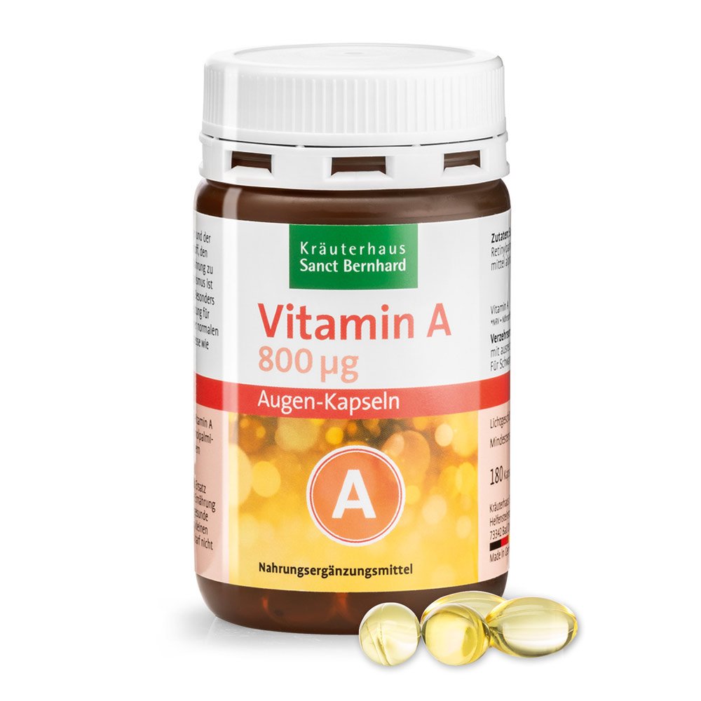 99 كبسولات فيتامين أ للعين.Vitamin A: Kräuterhaus - الصورة 1