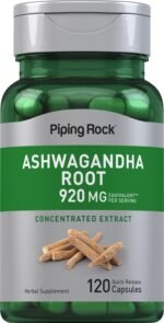 جذر اشواغاندا 920 ملغ (كل وجبة), 120 كبسولات الإفراج السريع. Ashwagandha Root , 920 mg