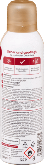 ⁦باليا بخاخ مزيل عرق مضاد للتعرق أقصى حماية ، 200 مل. deo spray balea⁩ - الصورة ⁦2⁩