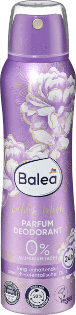 باليا مزيل العرق بخاخ عطر القمر الذهبي، 150 مل. deo spray balea