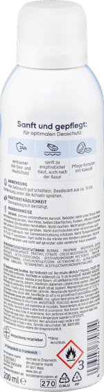 ⁦باليا بخاخ مزيل العرق الحساس، 200 مل.deo spray balea⁩ - الصورة ⁦2⁩