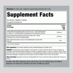 ⁦جينسنغ بانكس + الجينكو، 5000 ملغ (لكل وجبة)، 120 كبسولة نباتية.Panax Ginseng + Ginkgo, 5000 mg⁩ - الصورة ⁦2⁩