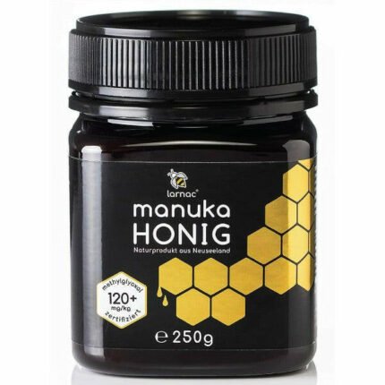 من لارناك عسل مانوكا MGO 120+، 250 جرام. Von Larnac Manuka Honig MGO 120+, 250g
