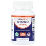 بربارين، 500 ملغ، 60 كبسولة عشبية.Vitamatic, Berberin, 500 mg, 60 pflanzliche Kapseln