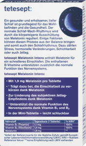 ⁦ميلاتونين.tetesept Melatonin Intense⁩ - الصورة ⁦2⁩