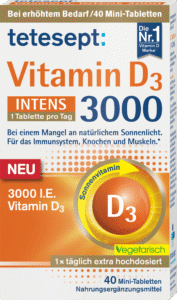 فيتامين د3 3000 مكثف .tetesept Vitamin D3 3000 Intens