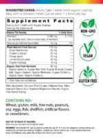 ⁦سوبر سي 1.000 ملغ + مغذيات من أطعمة حقيقية.Super C 1.000 mg + Nährstoffe aus echten Lebensmitteln, 60 vegane Tabletten⁩ - الصورة ⁦2⁩