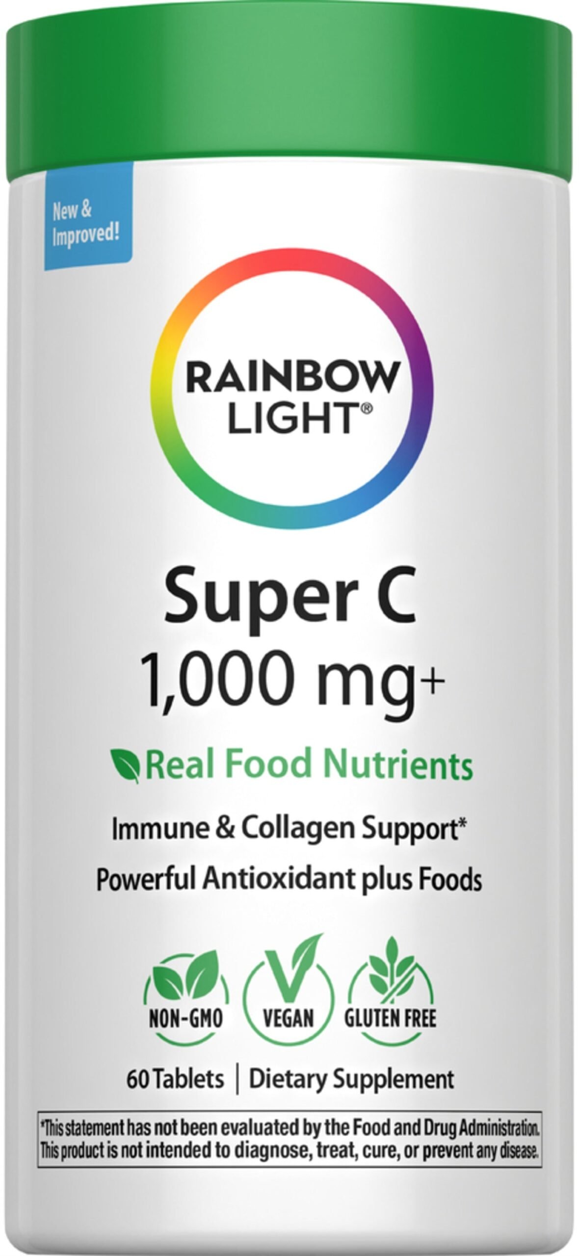 super-c-1000-mg-real-food-nutrients-60-vegan-caplets-rl10311 سوبر سي 1.000 ملغ + مغذيات من أطعمة حقيقية.Super C 1.000 mg + Nährstoffe aus echten Lebensmitteln, 60 vegane Tabletten - الصورة 1