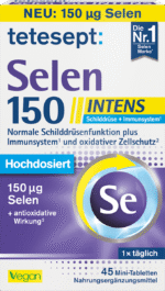 سيلين 150 أقراص ميني مكثفة 45 قرصًا.tetesept Selen 150 Intens Mini-Tabletten 45 St, 12,8 g