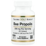 صمغ النحل، بروبوليس النحل، 1,000 ملغ، 90كبسولة.Bee Propolis, Bienenpropolis, 1.000 mg