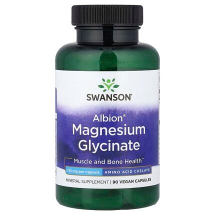 مغنيسيوم جليسينات، 133 ملغ، 90 كبسولة نباتية .Magnesium Glycinat, 133 mg, 90 vegane Kapseln