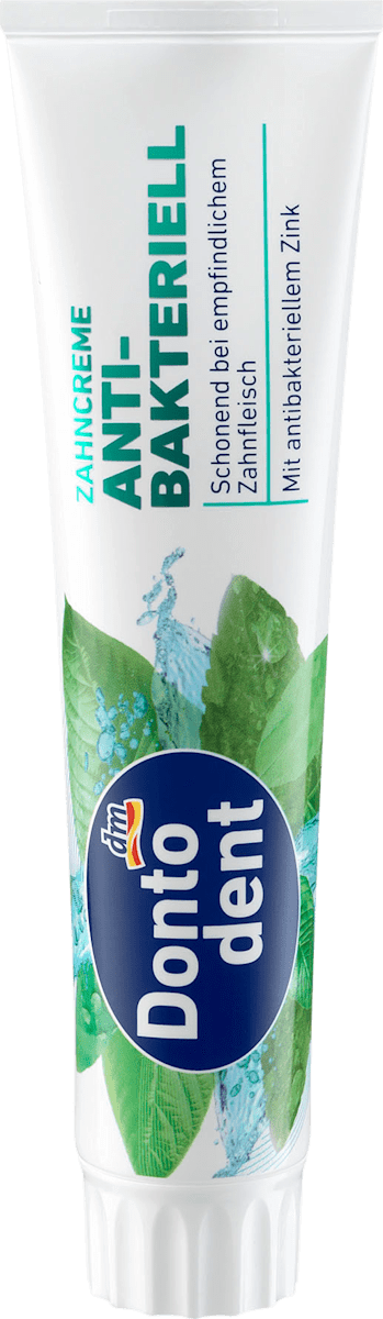 معجون أسنان مضاد للبكتيريا .Dontodent Zahnpasta antibakteriell, 125 ml