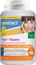حبوب خميرة البيرة للبشرة والشعر 450 قرص، 220 غ .Haut + Haare Bierhefe Tabletten 450 St, 220 g