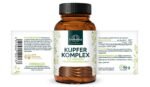 ⁦مركب النحاس.Kupfer Komplex - 2,5 mg pro Tagesdosis (1 Kapsel) - mit 3 Kupferverbindungen - 120 Kapseln⁩ - الصورة ⁦2⁩