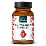 مركب تكوين الدم.Blutbildung* Komplex - mit Eisen, Acerola, Chlorophyll, Kupfer und Vitaminen - 90 Kapseln