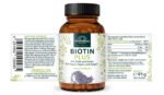 ⁦Biotin Plus mit Selen und Zink*  365 Tabletten - von Unimedica. البيوتين والسيلينيوم والزنك⁩ - الصورة ⁦2⁩
