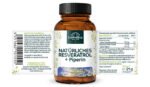 ⁦Natürliches Resveratrol + Piperin - 60 Kapseln - von Unimedica.ريسفيراترول طبيعي + بيبيرين  مع 98% ريسفيراترول متحول من مستخلص عشبة العقدة اليابانية⁩ - الصورة ⁦2⁩