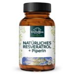 Natürliches Resveratrol + Piperin - 60 Kapseln - von Unimedica.ريسفيراترول طبيعي + بيبيرين  مع 98% ريسفيراترول متحول من مستخلص عشبة العقدة اليابانية