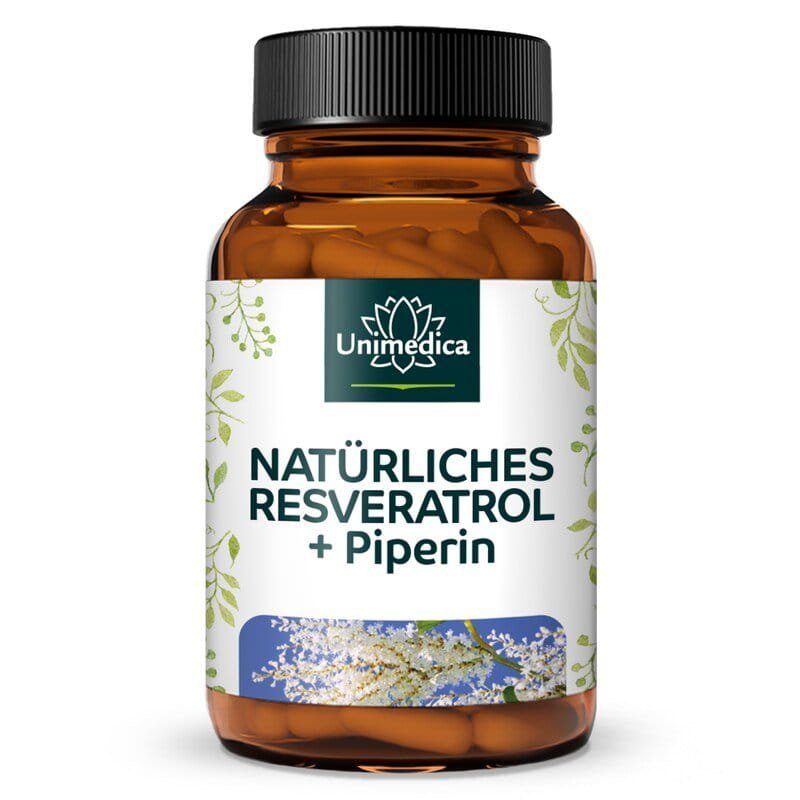 26111_800x800 Natürliches Resveratrol + Piperin - 60 Kapseln - von Unimedica.ريسفيراترول طبيعي + بيبيرين مع 98% ريسفيراترول متحول من مستخلص عشبة العقدة اليابانية - الصورة 1