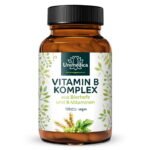 Vitamin B-Komplex aus Bierhefe + B-Vitamine - 120 Kapseln - von Unimedica.مركب فيتامين ب الطبيعي من خميرة البيرة