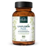 Uniflorin Plus مع الثقافات مركب من 26 سلالة بكتيرية وإينولين عضوي - 20 مليار وحدة تشكيل مستعمرة لكل جرعة يومية (كبسولتان) - 180 كبسولة مغلفة معويًا - من Unimedica