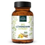 Bio Löwenzahn Extrakt - 500 mg pro Tagesdosis (1 Kapsel) - 120 Kapseln - von Unimedica.مستخلص الهندباء العضوي